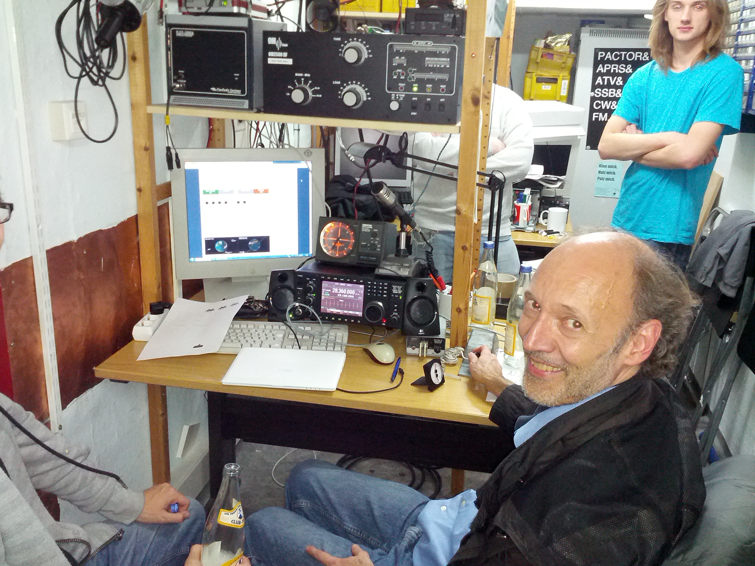 Keydown: DL5BBN haut in die Taste